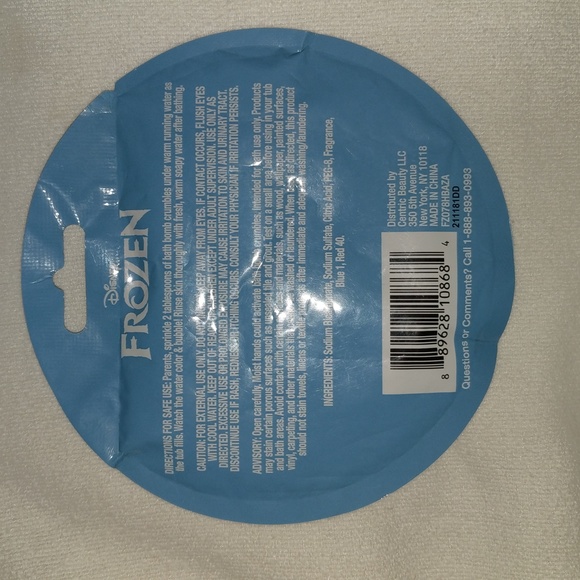 Disney Frozen Blizzard Dust scented bath bomb crumbles New - Picture 2 of 4